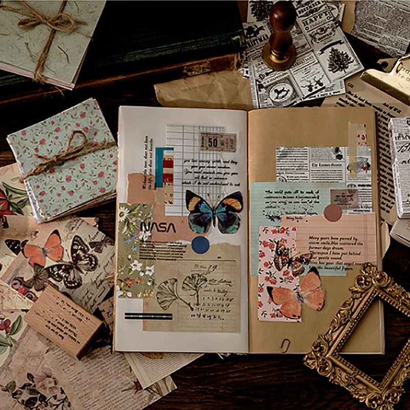 Retro Fingertip Series Scrapbook Paper Pack b3