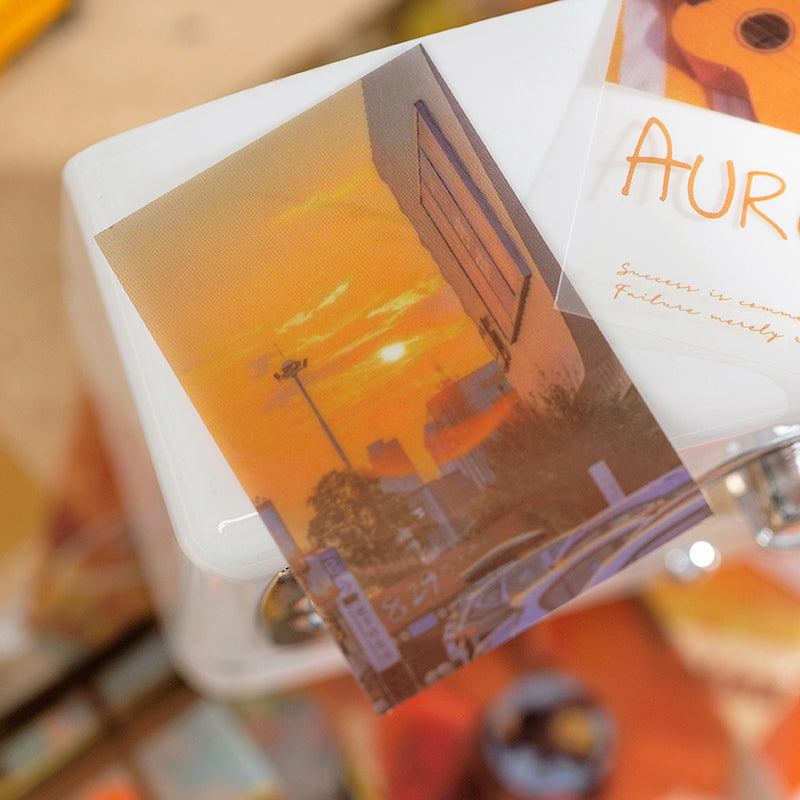 Reversed Fantasy Artistic Landscape Sticker Book c
