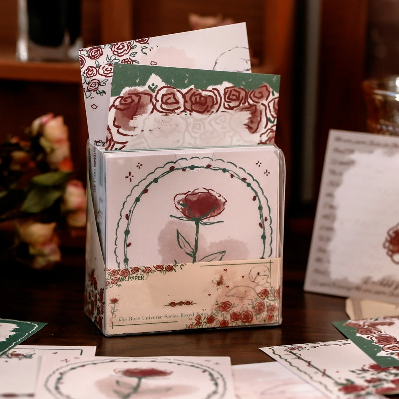 Rose Pattern Basic Material Paper 5