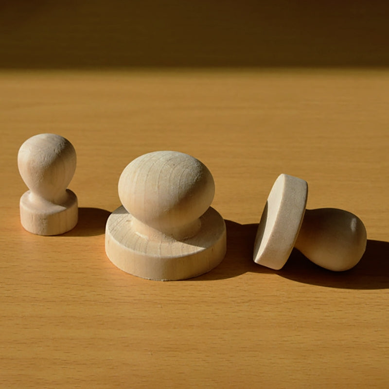 Round Solid Wood Handle 3