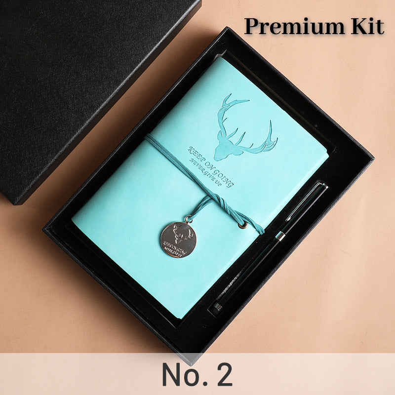 Simple Antler PU Loose-Leaf Notebook 高sku-3