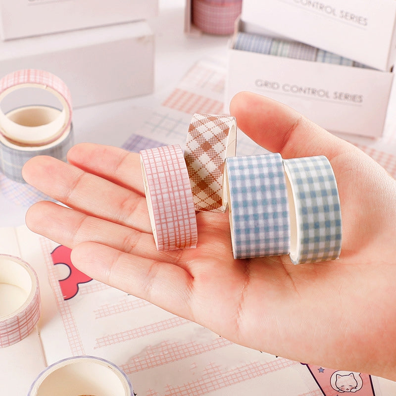 Simple Fashion Plaid Washi Tape Set b3