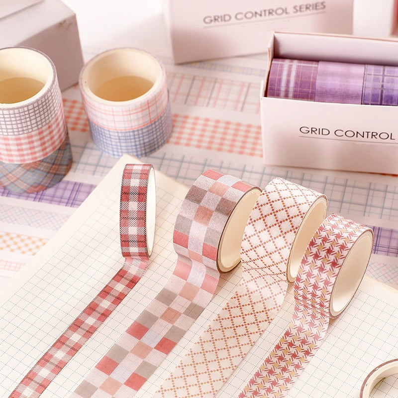 Simple Fashion Plaid Washi Tape Set c2