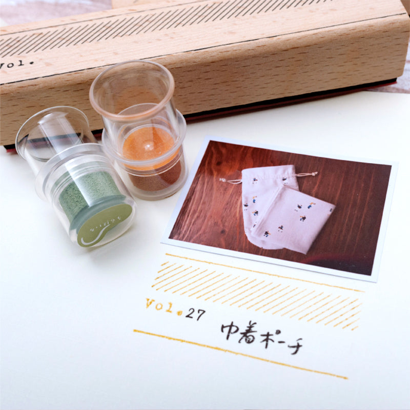 Simple Frame Border Wooden Rubber Stamp b2