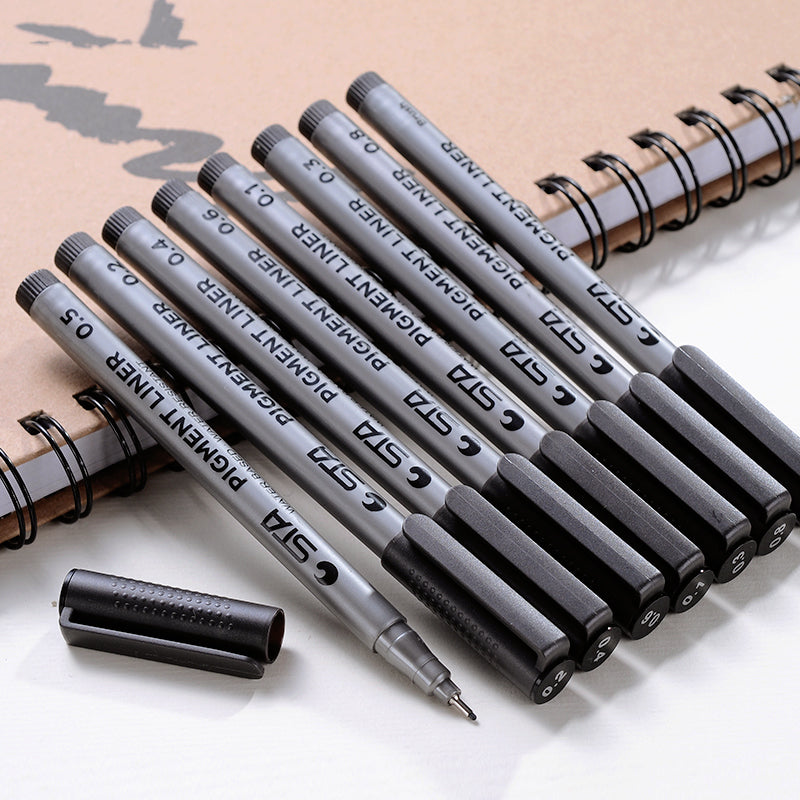 STA Hand-Paint Waterproof Signature Pen Outline Pen a