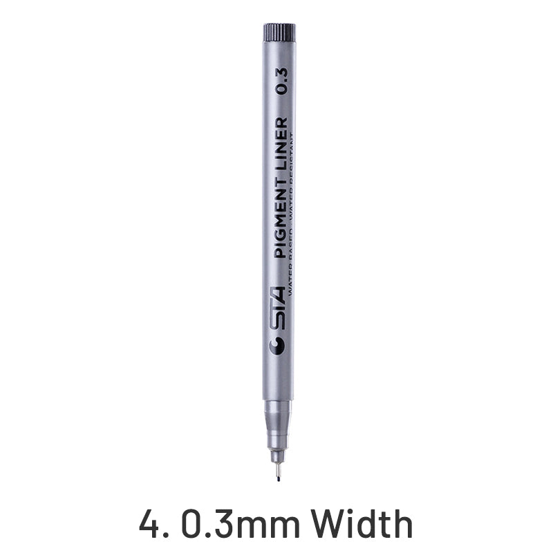 STA Hand-Paint Waterproof Signature Pen Outline Pen sku-4