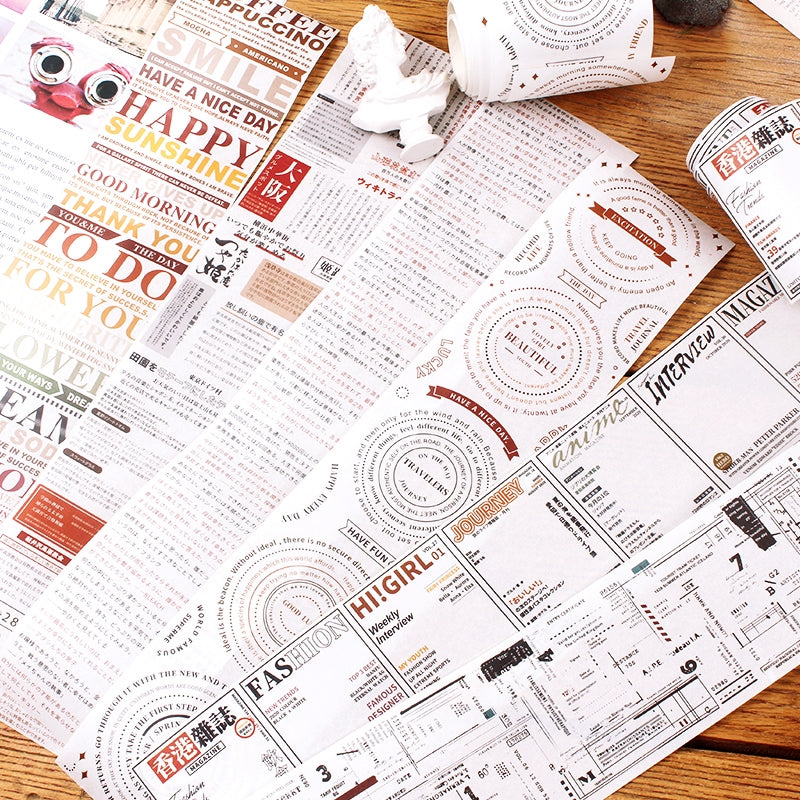 Stamprints ANT Text English Scrapbook Tape 2