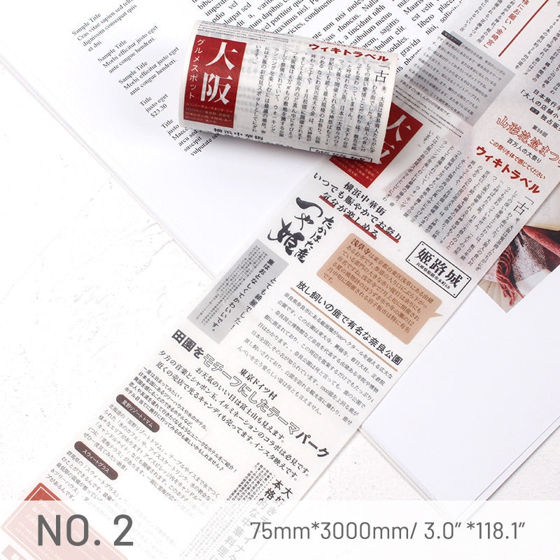 Stamprints ANT Text English Scrapbook Tape 5