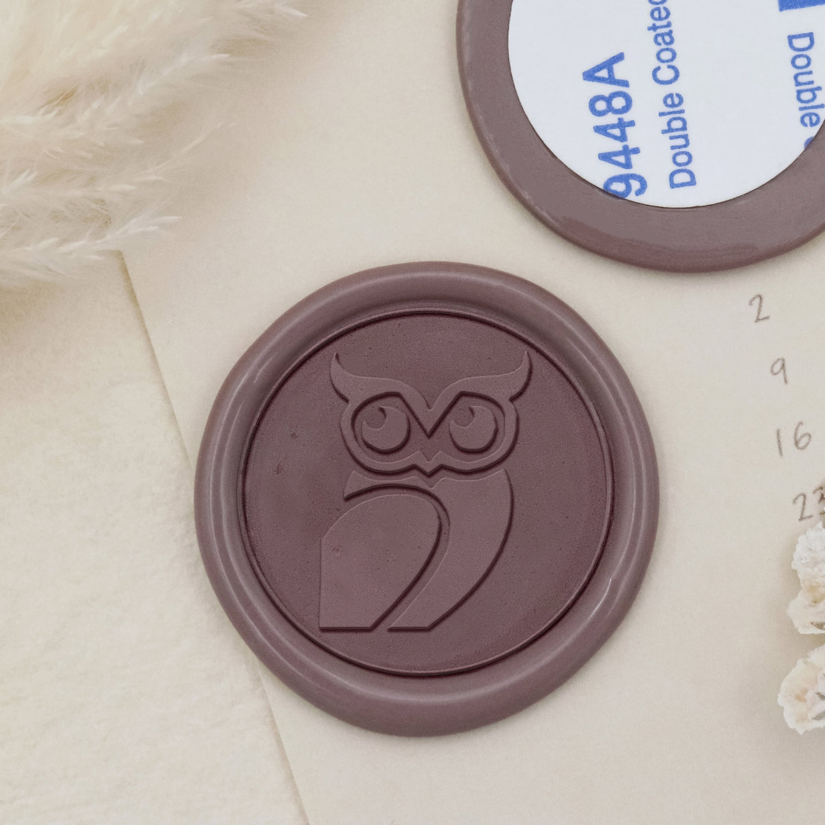 Stamprints Owl Wax-adhesive Wax Seal Stickers - style 12-1
