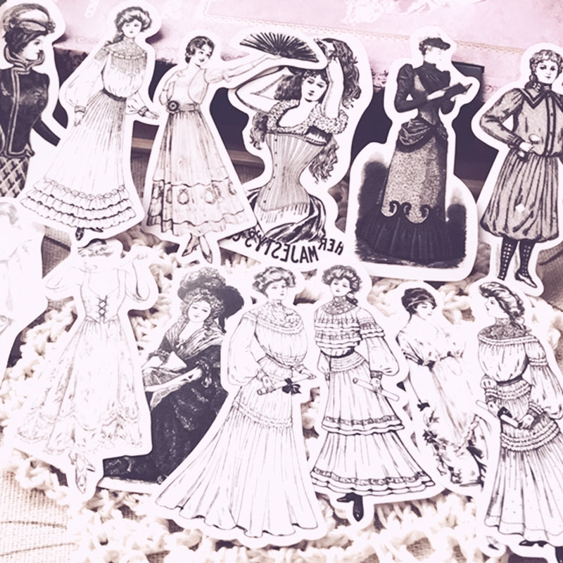 Stamprints European Lady Material Sticker 3