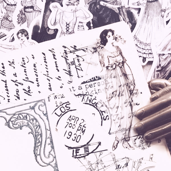 Stamprints European Lady Material Sticker 4