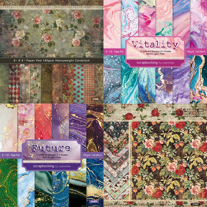 Stamprints Fantasy Background Junk Journal Material Paper 1