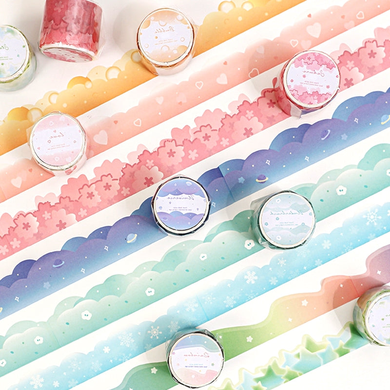 Stamprints Flower Rainbow Special-Shaped Tape 1