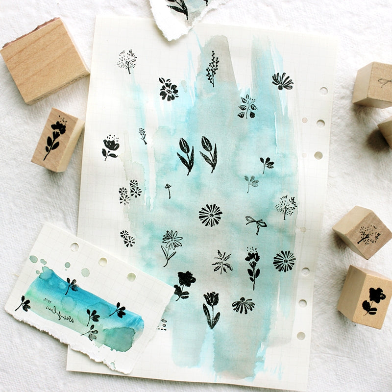Stamprints Flowers and Plants Set Rubber Stamp 3