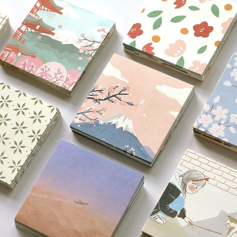 Spring Scrapbook Paper Notepad