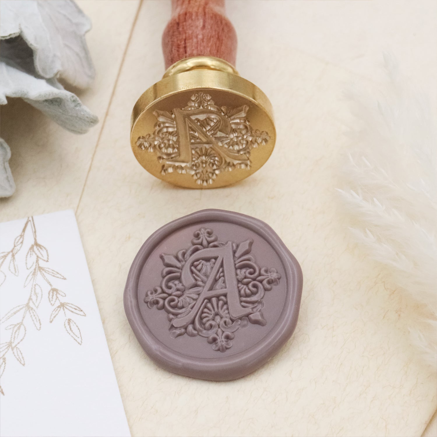 Stamprints Iris Alphabets Wax Seal Stamp 1
