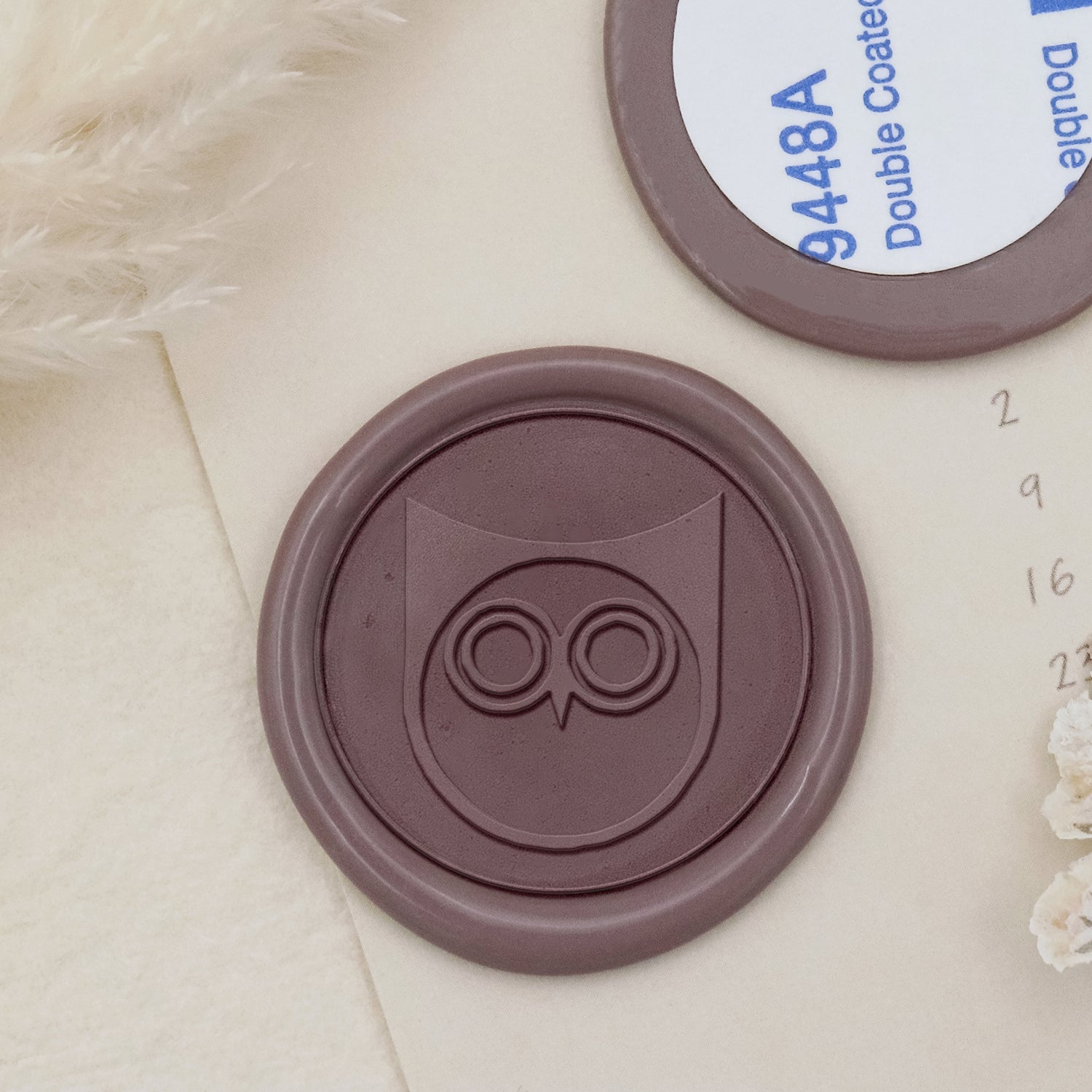 Stamprints Owl Wax-adhesive Wax Seal Stickers - style 12-1