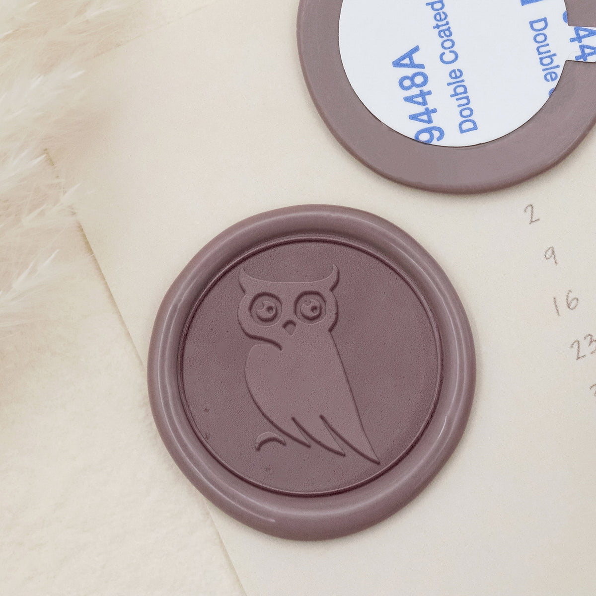 Stamprints Owl Wax-adhesive Wax Seal Stickers - style 12-1