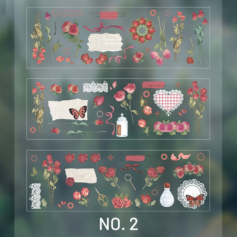 Stamprints Realm of Flowers and Plants Series Tape 6