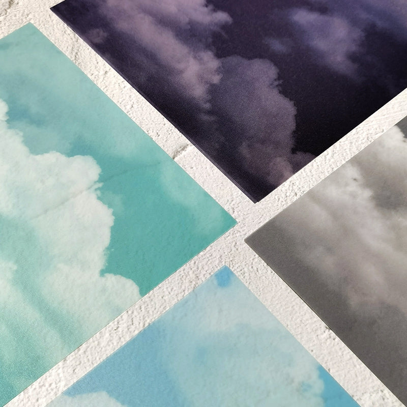Stamprints Sky Texture Sulfuric Acid Material Paper 1