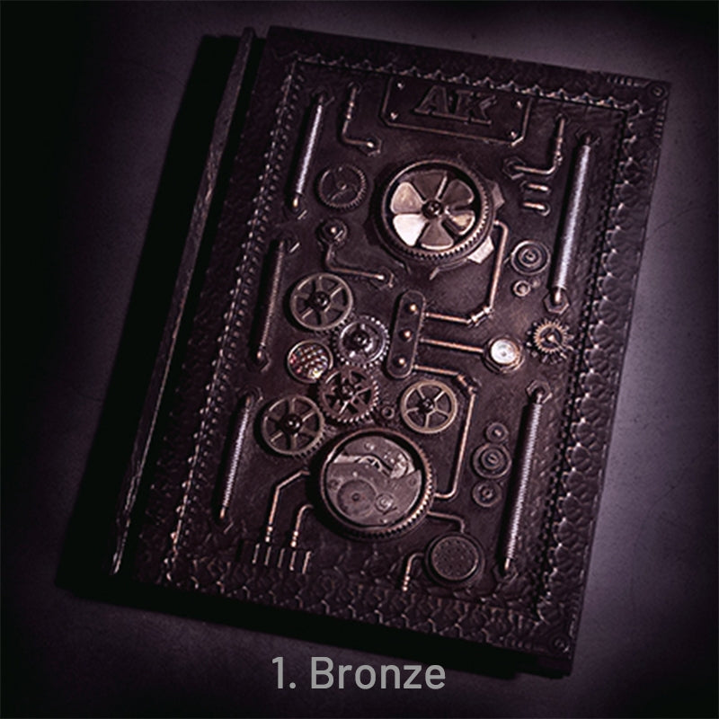 Stamprints Vintage Journal with Embossed Steampunk 4