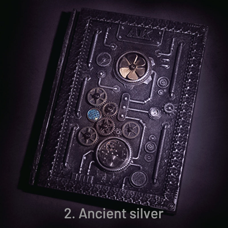 Stamprints Vintage Journal with Embossed Steampunk 5