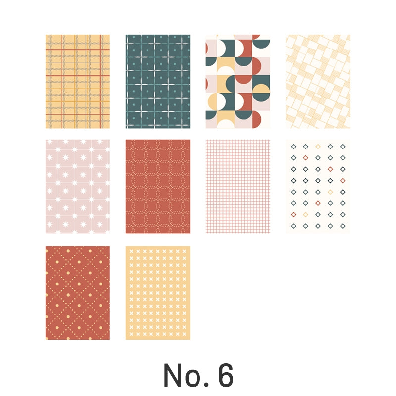 Simple Geometric Pattern Scrapbook Paper-sku6