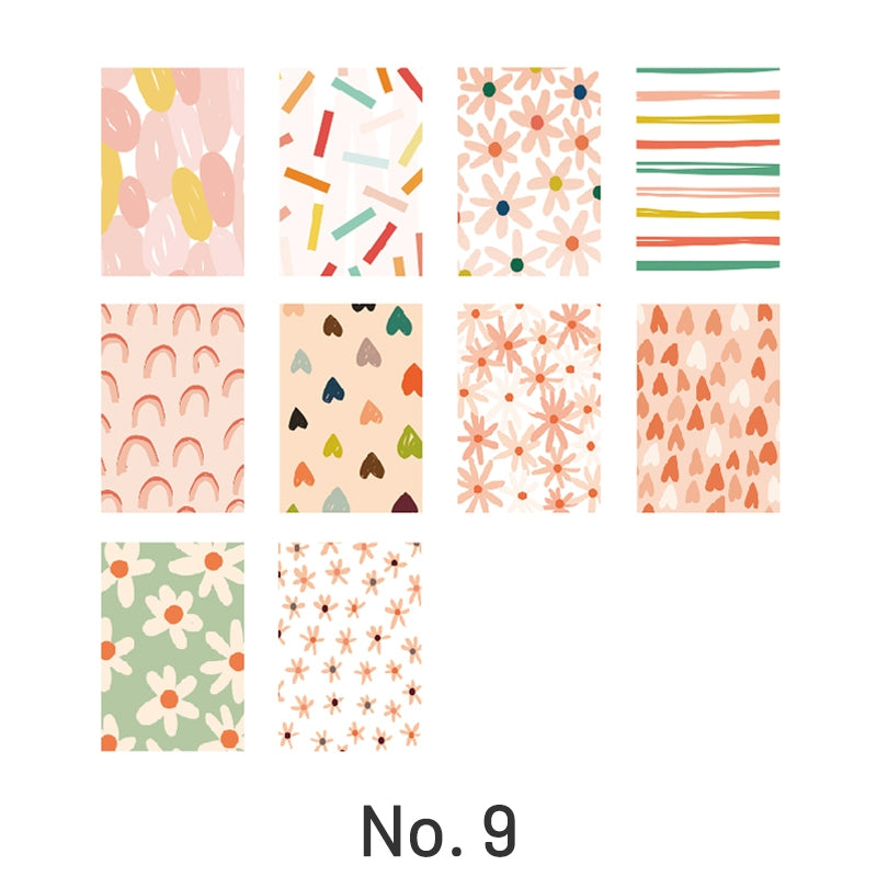 Simple Geometric Pattern Scrapbook Paper-sku9