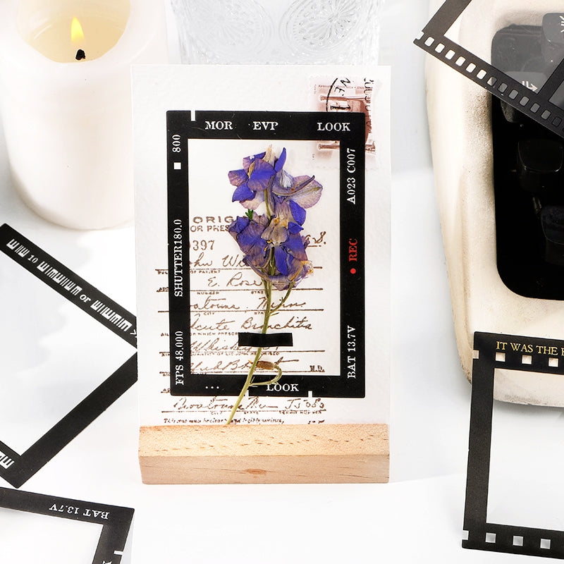 Time Boundary Transparent Frame PET Sticker Pack b2