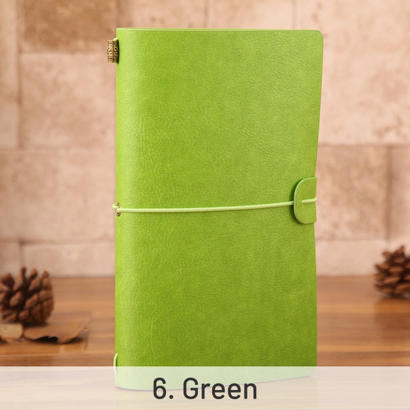 Travel Loose-Leaf Retro Journal Notebook Journal Stamprints 9