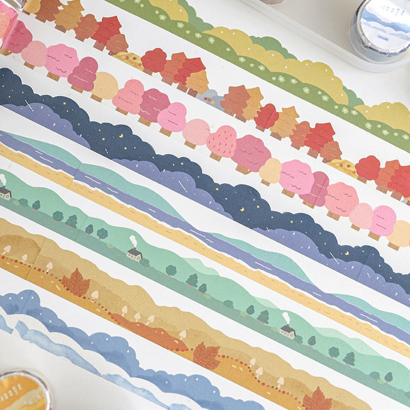 Vegetation Leisure Series Tape Journal  Stamprints 3