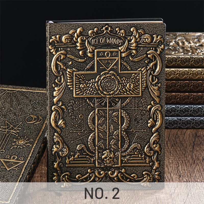 Vintage Tarot Relief Notebook sku-2