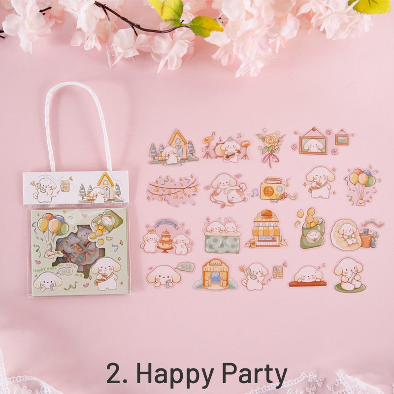 Wonderful Town Cute Animals PET Stickers sku-2