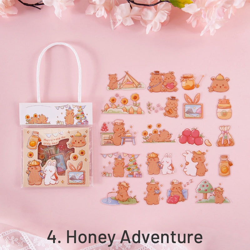 Wonderful Town Cute Animals PET Stickers sku-4