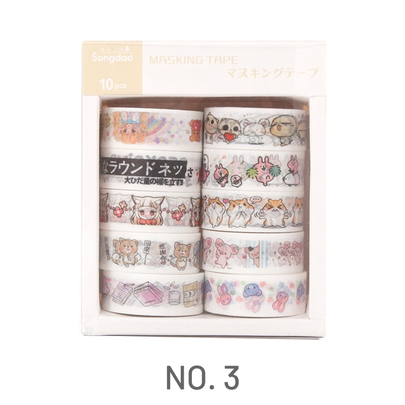 Years Trace Cartoon Washi Tape sku-1