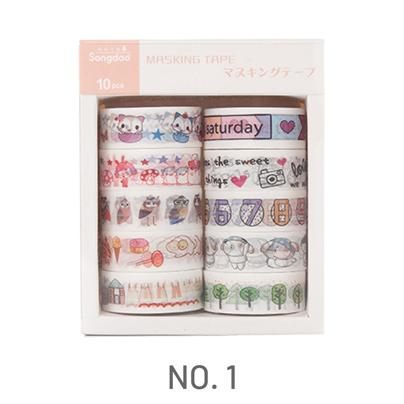 Years Trace Cartoon Washi Tape sku-6